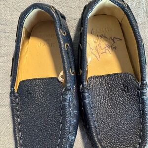 Janie and Jack Navy Kids Loafers